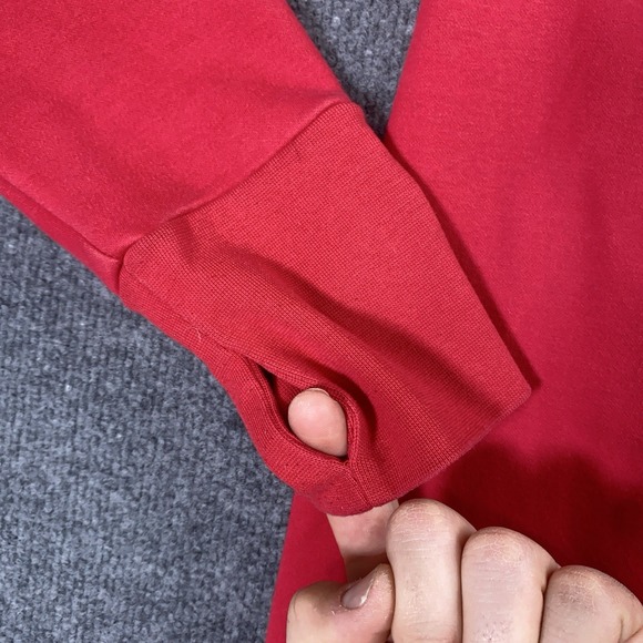 Fabletics Zaylee Funnel Neck II Tunic Sweatshirt Women's Medium Red Athleisure - Picture 5 of 10